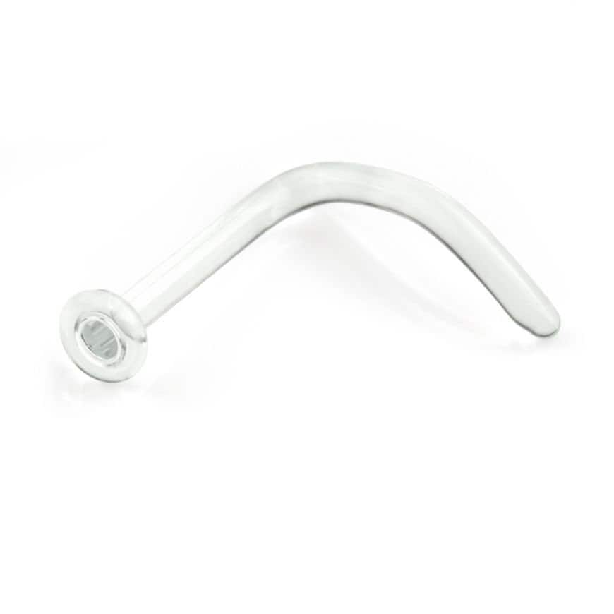 Nostril Retainer Nose Piercing L Bend or Nostril Screw Glass