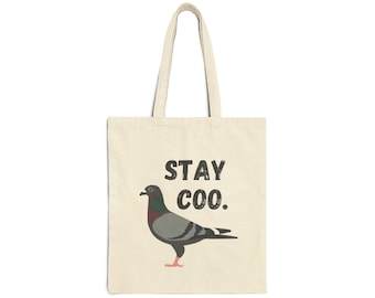 Borsa per piccione / Borsa Stay Coo / Borsa per piccione divertente / Regalo per gli amanti degli uccelli