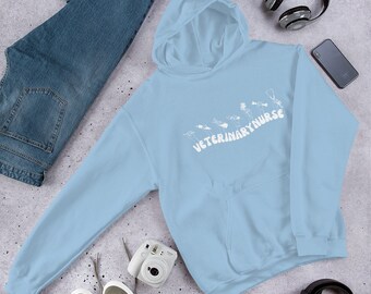 Vet-Themed Unisex Hoodies | Cozy Apparel, Veterinary Profesh, Vet-Themed, Veterinary Medicine, Pet Clinic, Vet Wear, Animal Clinic, Vet Tech