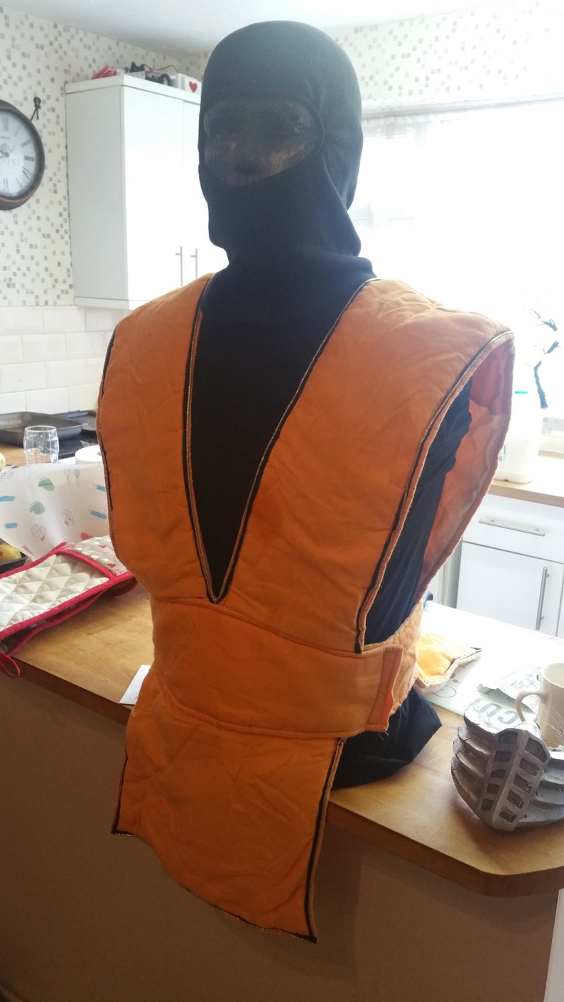 Mortal Kombat 1995 película traje de escorpión Etsy