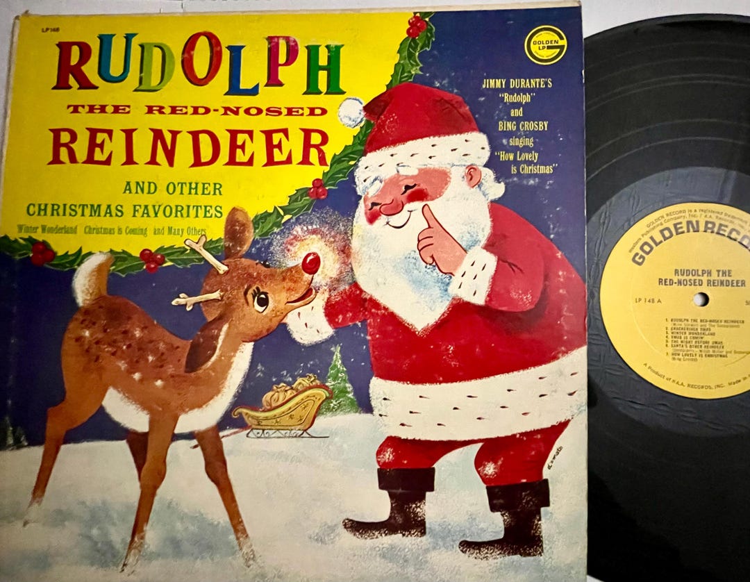 Rudolph the Red Nosed Reindeer and Other Christmas Songs LP Record ...