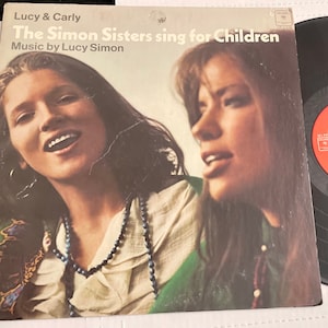 The Simon Sisters (Carly Simon) Sing For Children LP Record Carly Simon and Lucy Simon