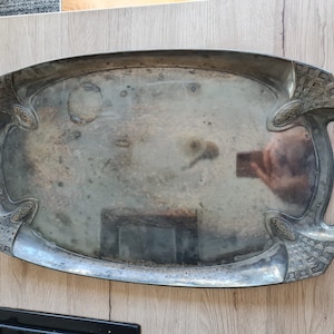 Beautiful Big Antique WMF Tray
