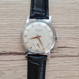Vintage Schweizer Uhr Helvetia 17 Schmuckstücke