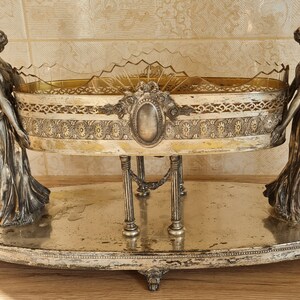 Antique WMF Large Figurative Centerpiece Jardiniere