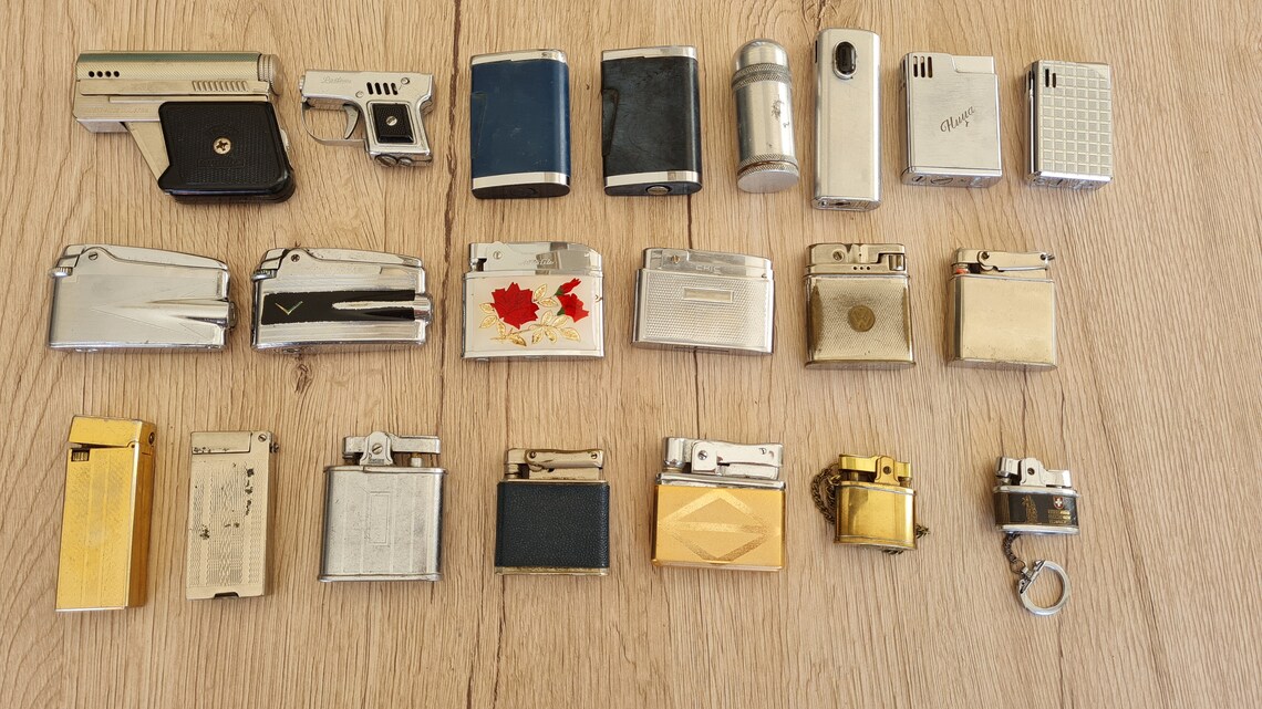 Vintage Lighters Lot Etsy