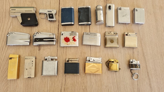 cigarette lighter collectables Vintage Antique Lighter,Cute Cool Lighters for Smoking,Reusable Keychain Trench Lighter,Novelty Metal Flip Table for Collection Decorative Gift Present : Health & Household as well as unusual lighters from lesser known companies Vintage Joe Camel Lighter Collection-