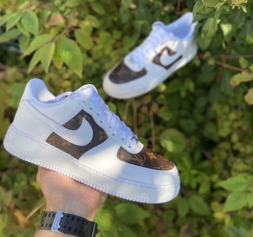 Nike Air Force 1 Custom X Louis Vuitton | Etsy
