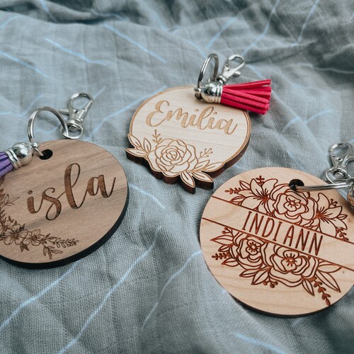 Diaper Bag Tag Backpack Tag Diaper Bag Keychain Etsy