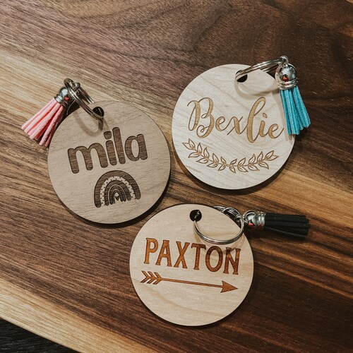 Diaper Bag Tag Backpack Tag Diaper Bag Keychain Etsy