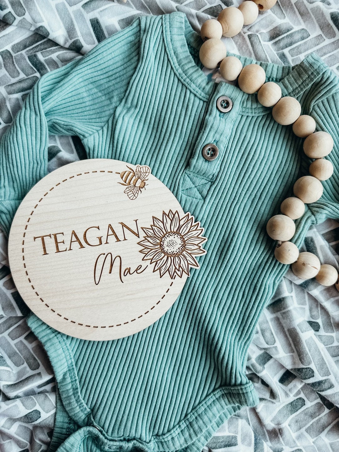 Baby Name Plate Hospital Name Sign Baby Arrival Sign Etsy