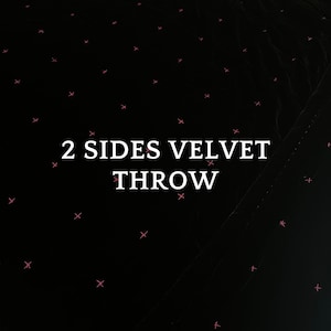 Mulberry Silk Velvet Throw, Luxury Silk Velvet Bedding, Velvet Blanket, Velvet Comforter Housewarming Gift, Christmas Gift, Custom Available