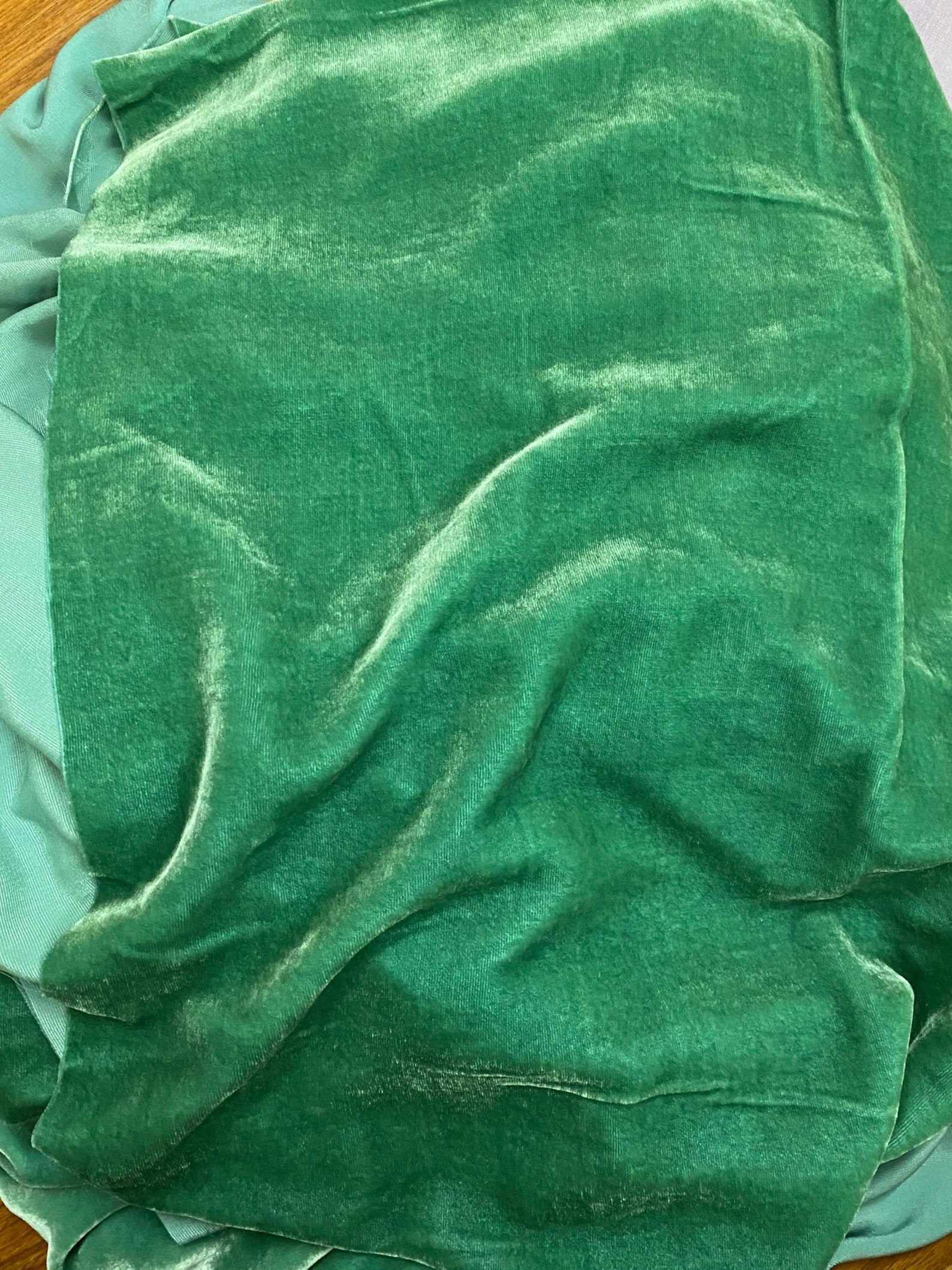Emerald Silk Velvet by the Yard Emerald Color Mulberry Silk - Etsy