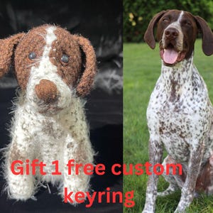 Custom Dog Crochet, Get 1 free keyring, Custom Dog Plushie, Custom Crochet Dog, Custom Pet Plush, Personalized Dog Gift, Custom Stuffed Pet