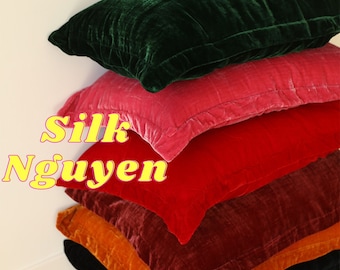 Personalized Silk Velvet Pillowcase Pillow Cover Cushion| Luxury Christmas Gift | Gift For Mom | Gift For Her | Luxury Housewarming Gift