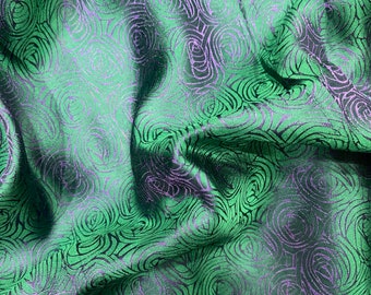 Pure Mulberry Silk Fabric By The Yard | Natural Silk, Handmade Silk In Vietnam | Silk For Crafting Dress | Peacock Rose Mulberry Silk