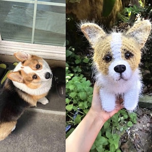 Custom Crochet Dog, Custom Stuffed Dog, Custom Dog Memorial, Look Alike Dog, Personalized Dog, Gift For Dog Lover, Custom Stuffed Pet