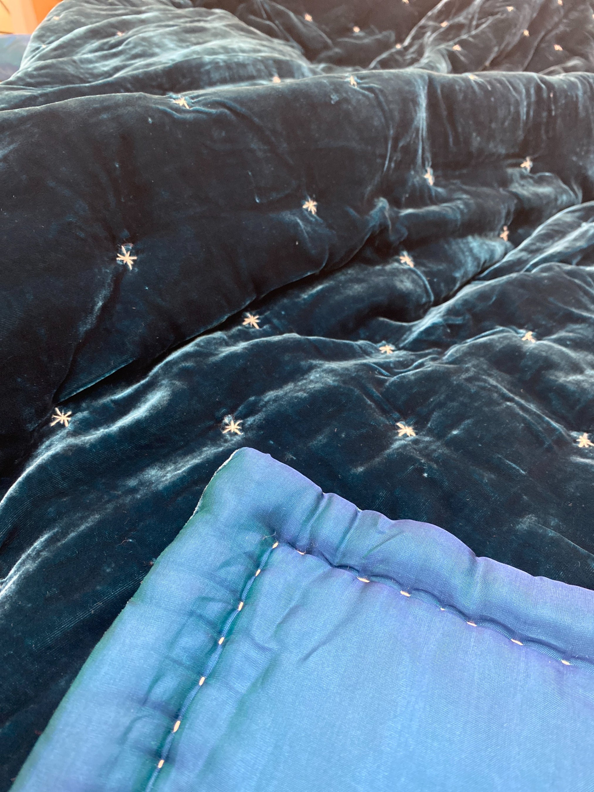 King size velvet throw sale