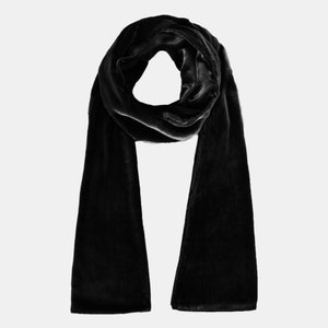 Silk Velvet Scarf Luxury Velvet Scarf, Luxury Christmas Gift For Mom, Gift For Her, Gift for Wife, Mothers day gift, Personalized Gift