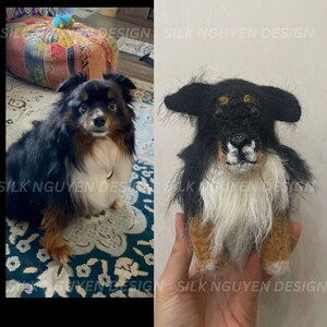 Peluche de perro de crochet personalizado, perro de peluche personalizado, monumento conmemorativo de perro personalizado, perro parecido, perro personalizado, regalo para amantes de los perros, mascota de peluche personalizada