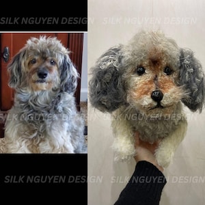 Peluche de perro de crochet personalizado, perro de peluche personalizado, monumento conmemorativo de perro personalizado, perro parecido, perro personalizado, regalo para amantes de los perros, mascota de peluche personalizada