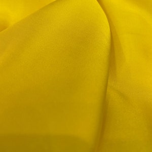 Pure Mulberry Silk Fabric By The Yard | Natural Silk, Handmade Silk In Vietnam | High Quality Silk For Luxury Dresses | Golden Color Silk