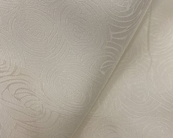 Pure Mulberry Silk Fabric By The Yard | Natural Silk, Handmade Silk In Vietnam | Silk For Crafting Dress | Floral White Mulberry Silk