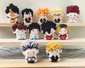 Handmade Character Keychain: Jump Spirits, Volley Vibes, Tiny Court Heroes