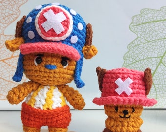 Handmade Anime Inspired Crochet Doll: Pink Reindeer, Forest Doctor