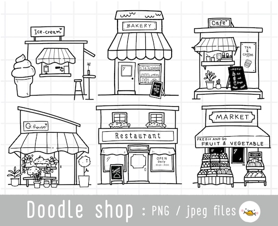 bakery shop clipart black and white school