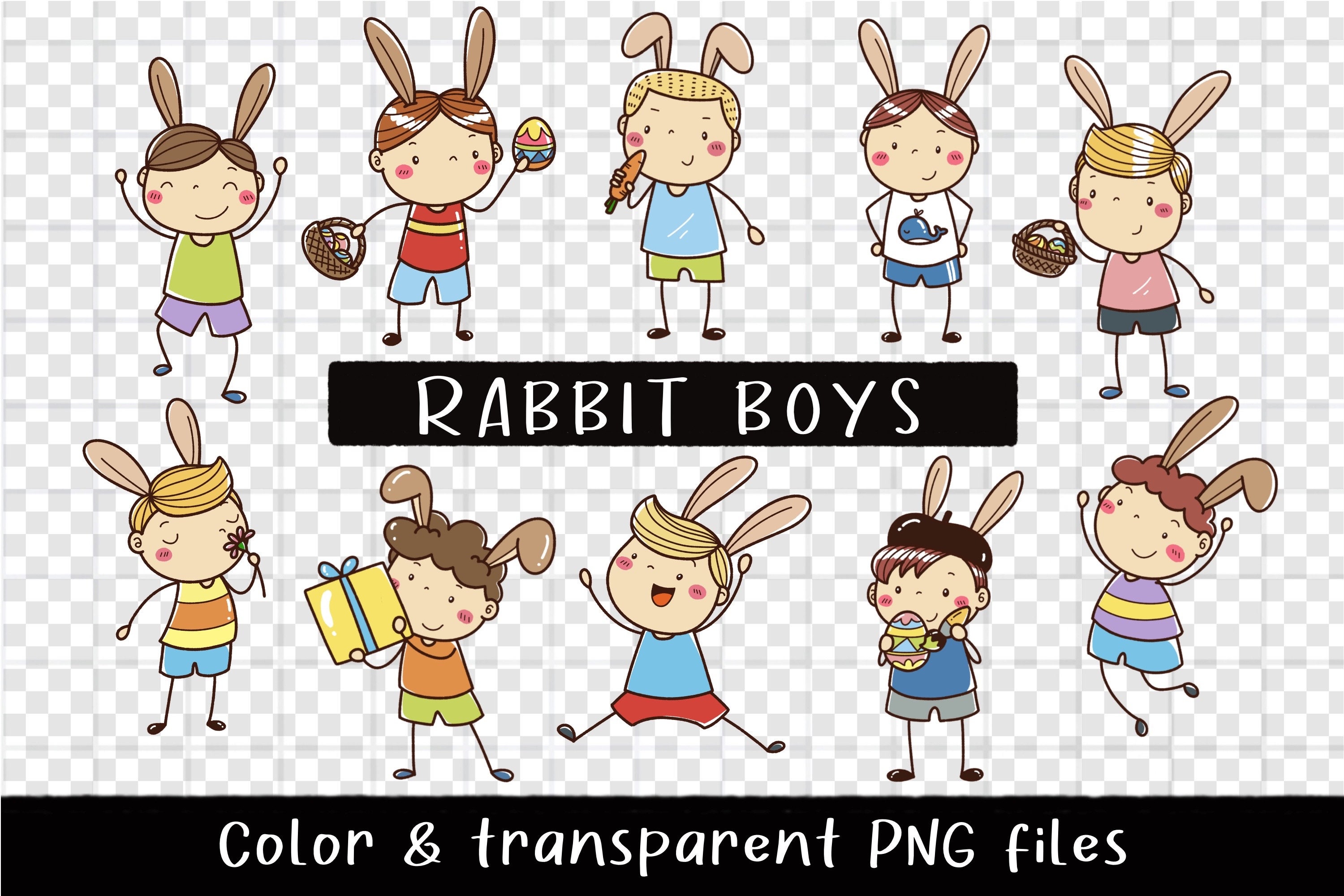 Picksell Rabiit Doodle Rabiit Boys Clipart,stick Figure Clipart,friend Clipart,outline ...