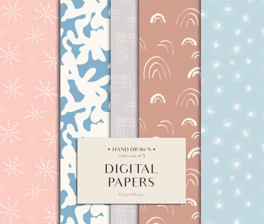Seamless Digital Pattern, 12x12, Printable Paper, Digital Background ...