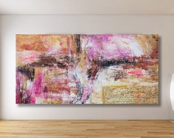 48" Painting,Abstract,Large Abstract Painting for Living Room,Painting for Office,Unique Texture,Thick Layers,Abstract by Anatoli Voznarski