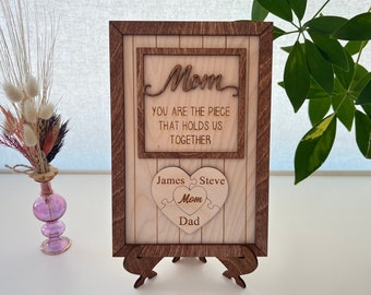 Personalized Mom Gift, Personalized Gift for Mom, Custom Gift for Mom, Mothers Day Gift, Gift from Son, Gift from Grandson Mom Birthday Gift