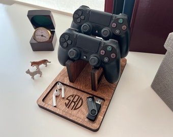 Personalized Controller Stand, Joystick Holder, Joystick Stand, Gaming Stand, Wood Game Controller Stand, Gamer Gift, Teen Boy Gift