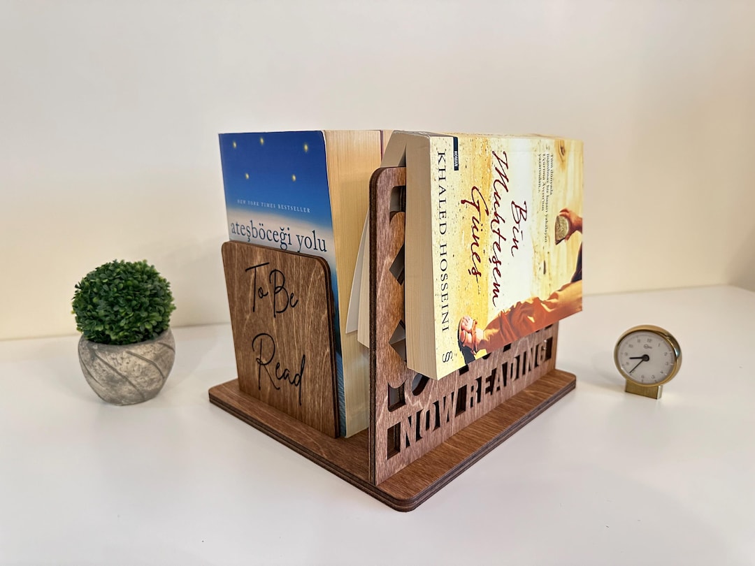 Personalized Book Holder, Custom Wood Book Stand, Christmas Gift for ...