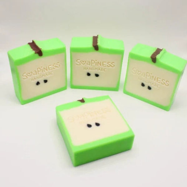 Green apple Soap, apple scent, All Natural Soap | Organic Soap | Handmade Soap | Artisan Soap