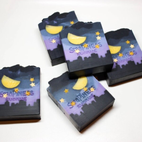 Moon night soap, floral scent, All Natural Soap | Organic Soap | Handmade Soap | Artisan Soap