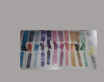 Marble Bookmarks *Available in 12 different colours and 2 different sizes*