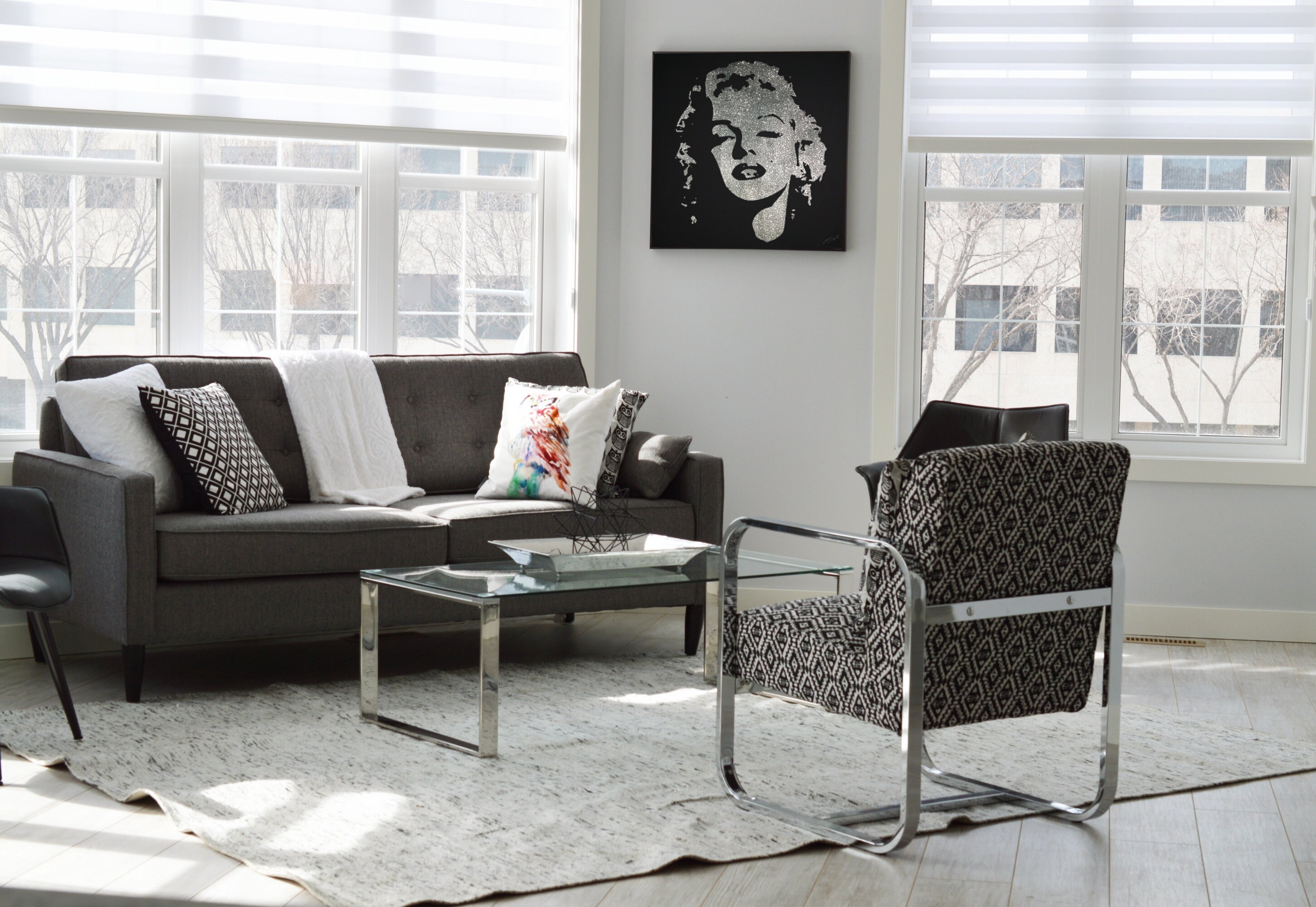 Marilyn Monroe Silver Glitter