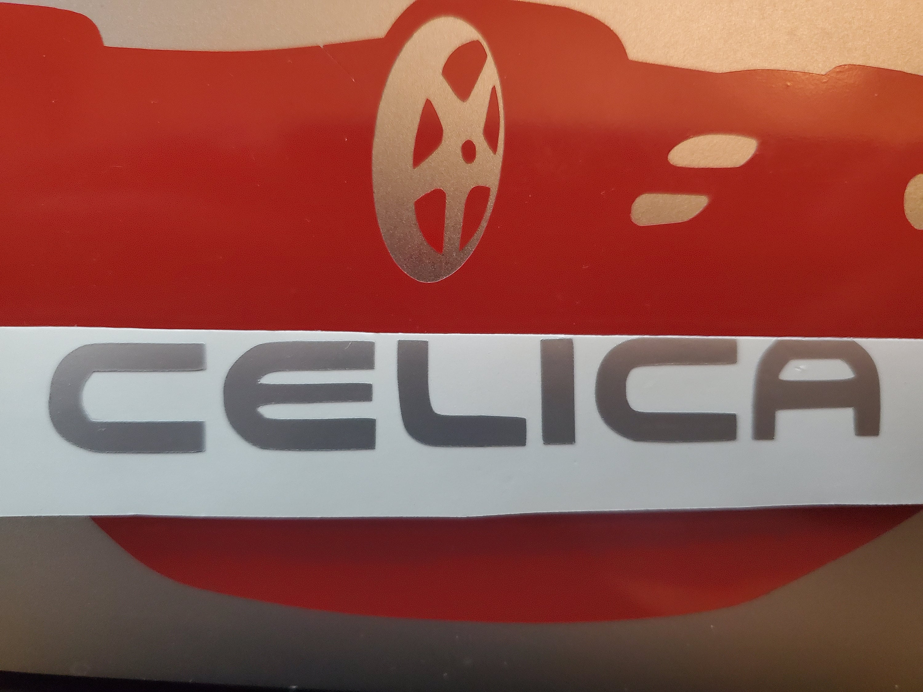 Toyota Celica logo vinyl sticker | Etsy