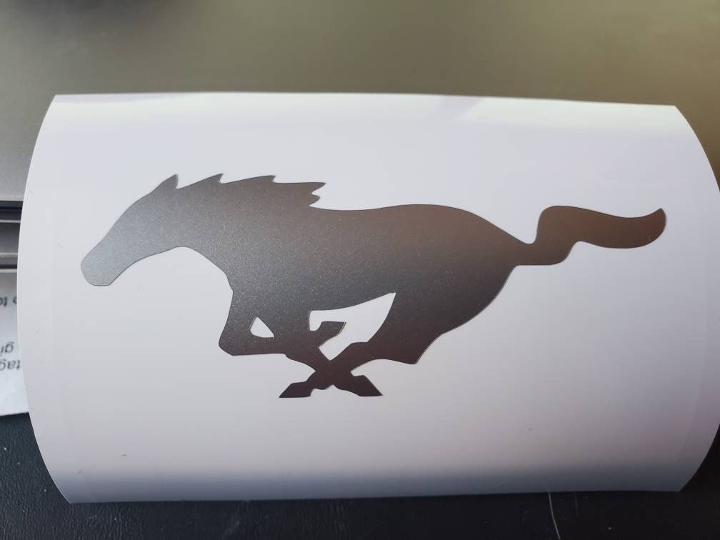 Ford Mustang horse vinyl sticker Etsy