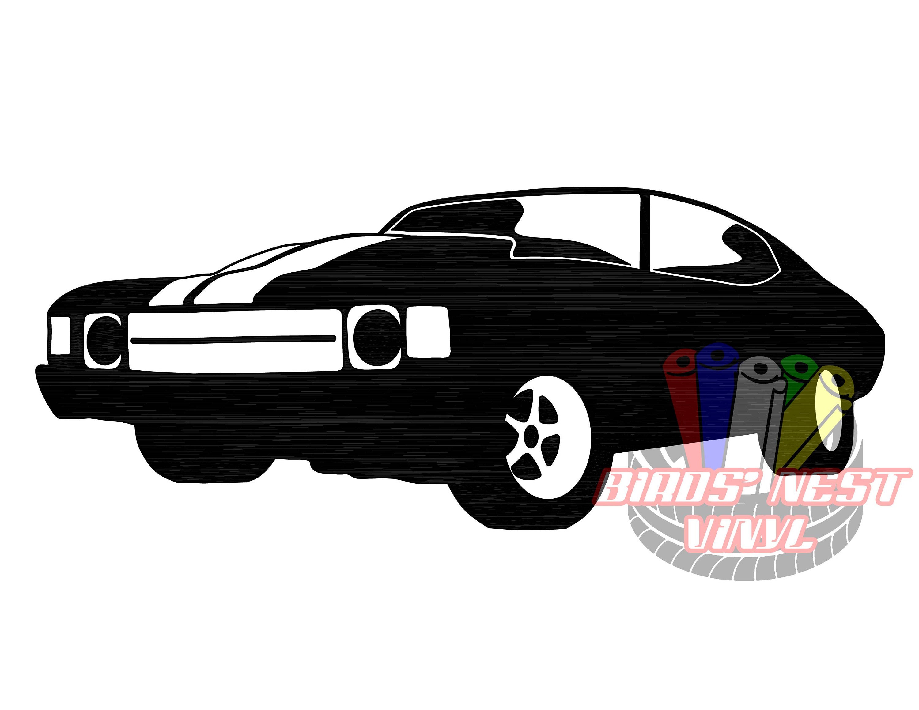 1971 Chevrolet Chevelle SVG PNG Silhouettes - Etsy Australia