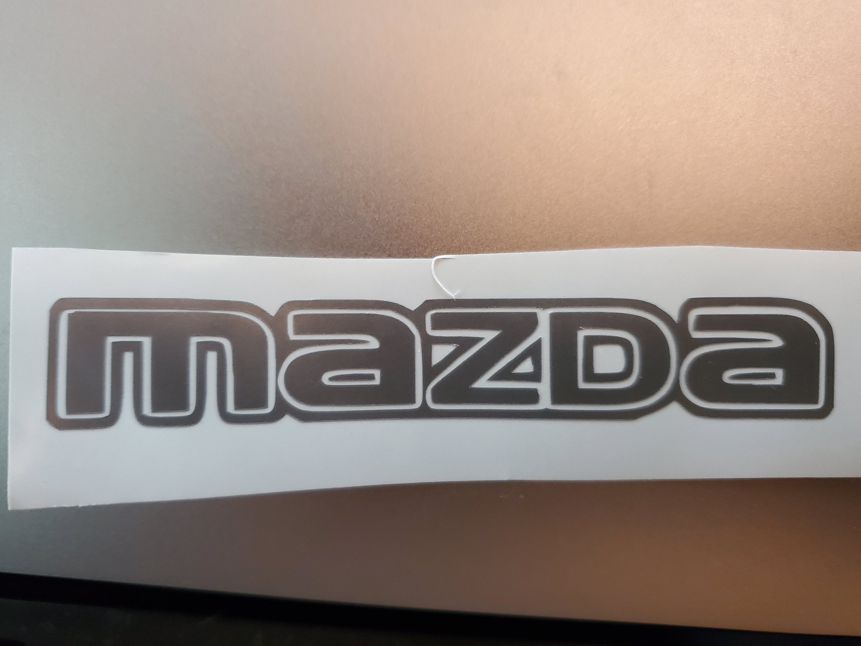 Mazda Logo Vinyl Sticker Etsy