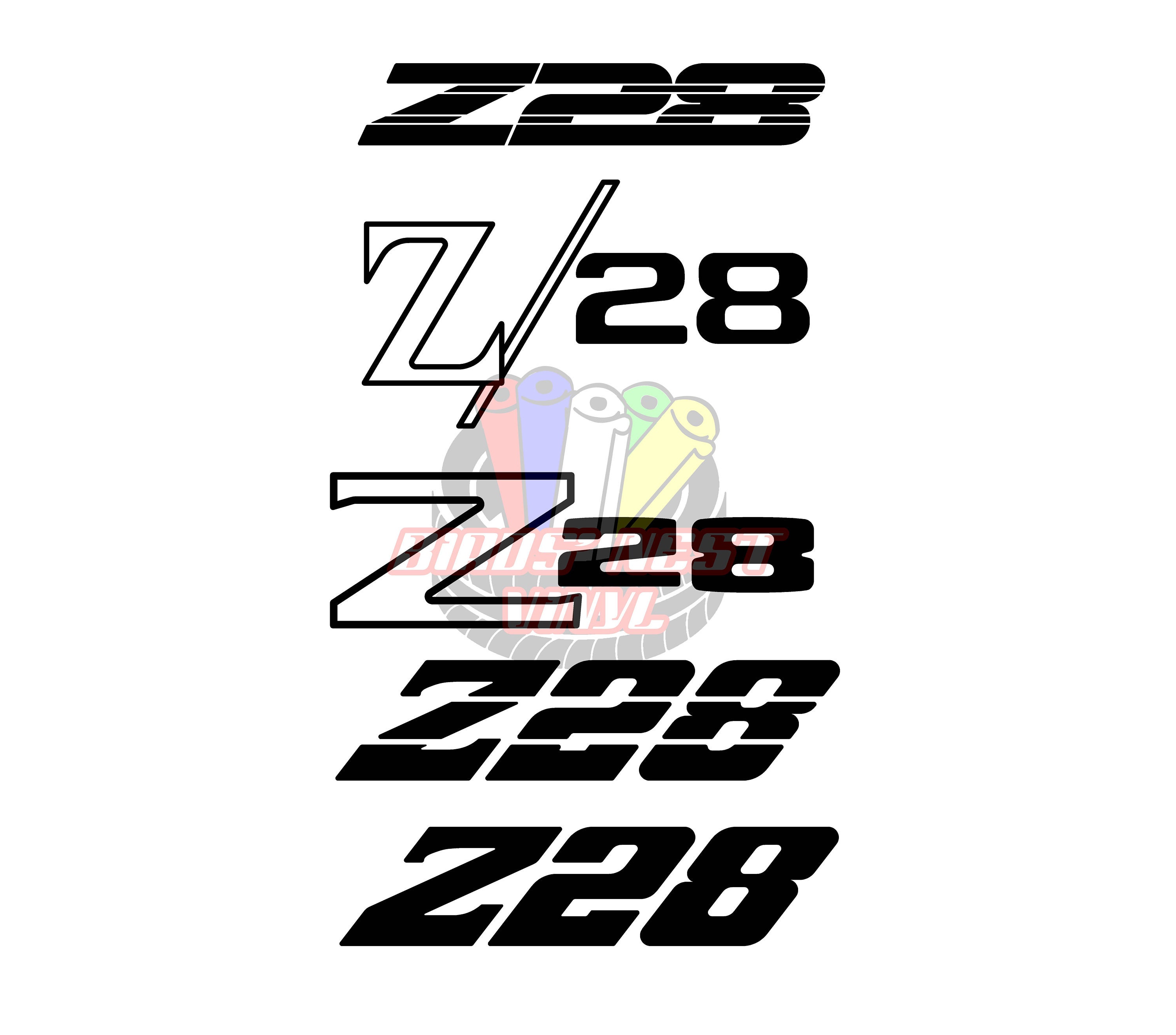 Chevrolet Camaro Z28 Logos SVG PNG - Etsy
