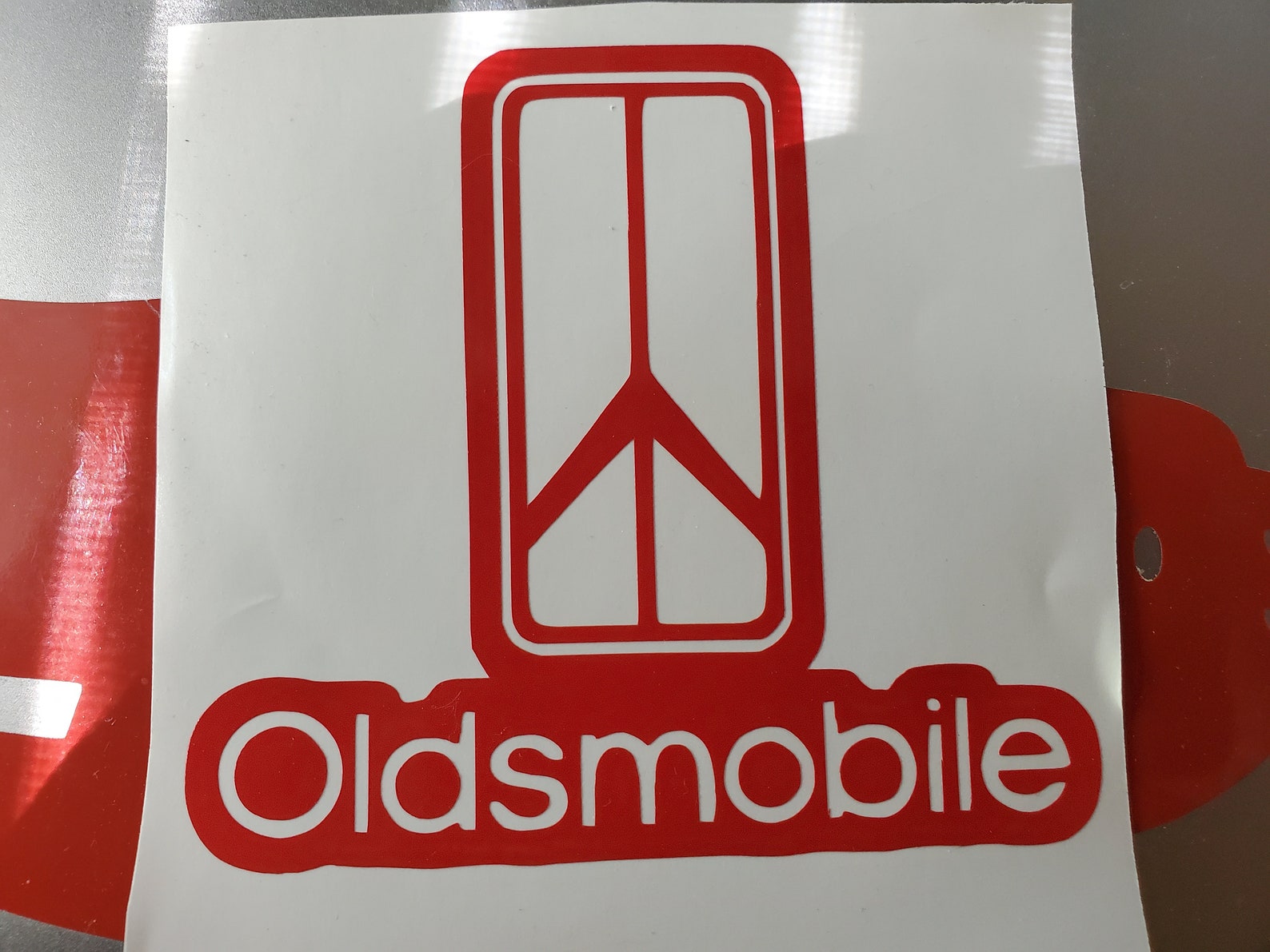 Oldsmobile Rocket Logo Vinyl Sticker Etsy