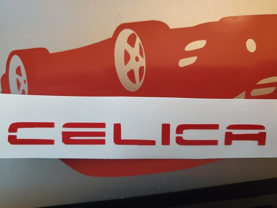 Toyota Celica Logo Vinyl Sticker - Etsy