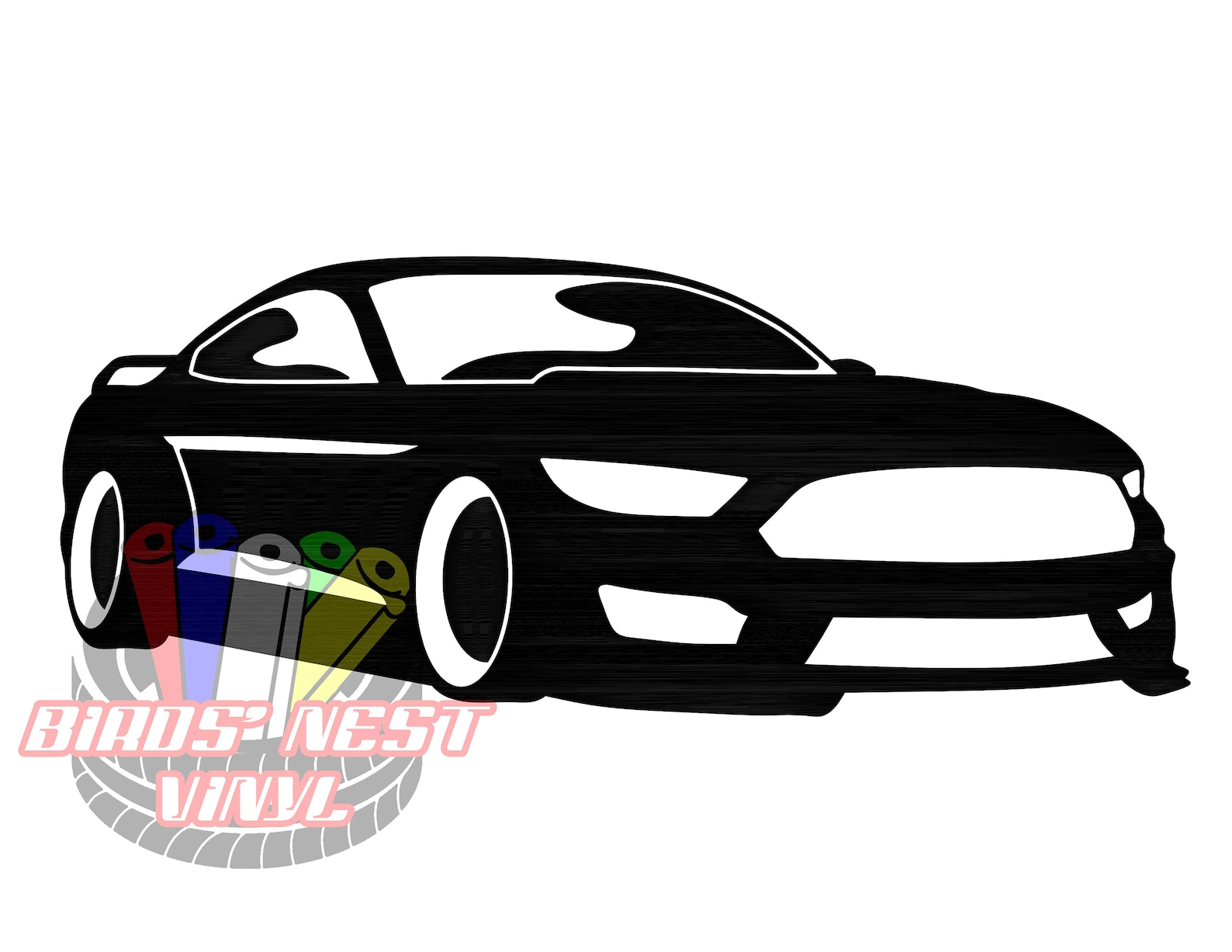 S550 Ford Mustang GT SVG PNG Silhouette - Etsy Australia
