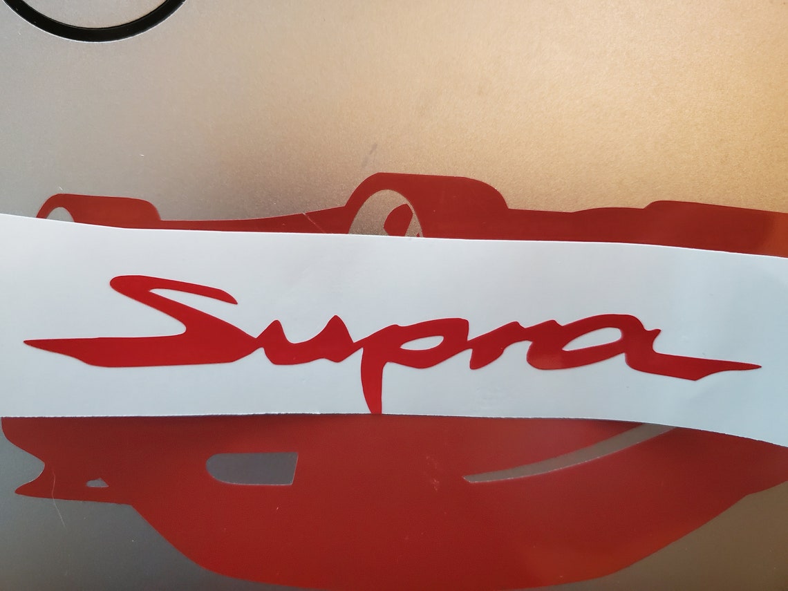 Toyota Supra MK4 Logo Vinyl Sticker - Etsy Israel