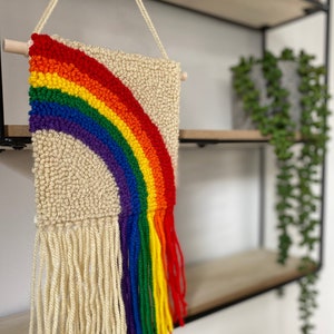 Kids Rainbow Wall Art, Colourful Wall Art, Rainbow Nursery Wall Art, Nursery Rainbow Hanging, Playroom Wall Decor, Rainbow Room Decor